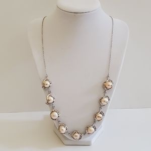 Women's Cultured Freshwater Pearl Gold Plated Necklace